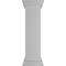 Ekena Millwork 10"W x 40"H Plain Newel Post with Flat Capital & Base Trim (Installation kit included) NWL10X40PLF0B0 - alternate 7